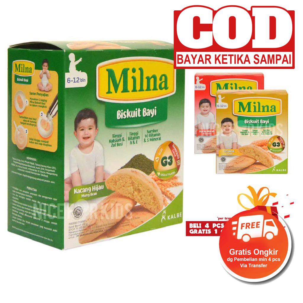 MILNA BISKUIT BAYI 6 130 GRAM BISKUIT SELINGAN MPASI 6 BULAN Victoria