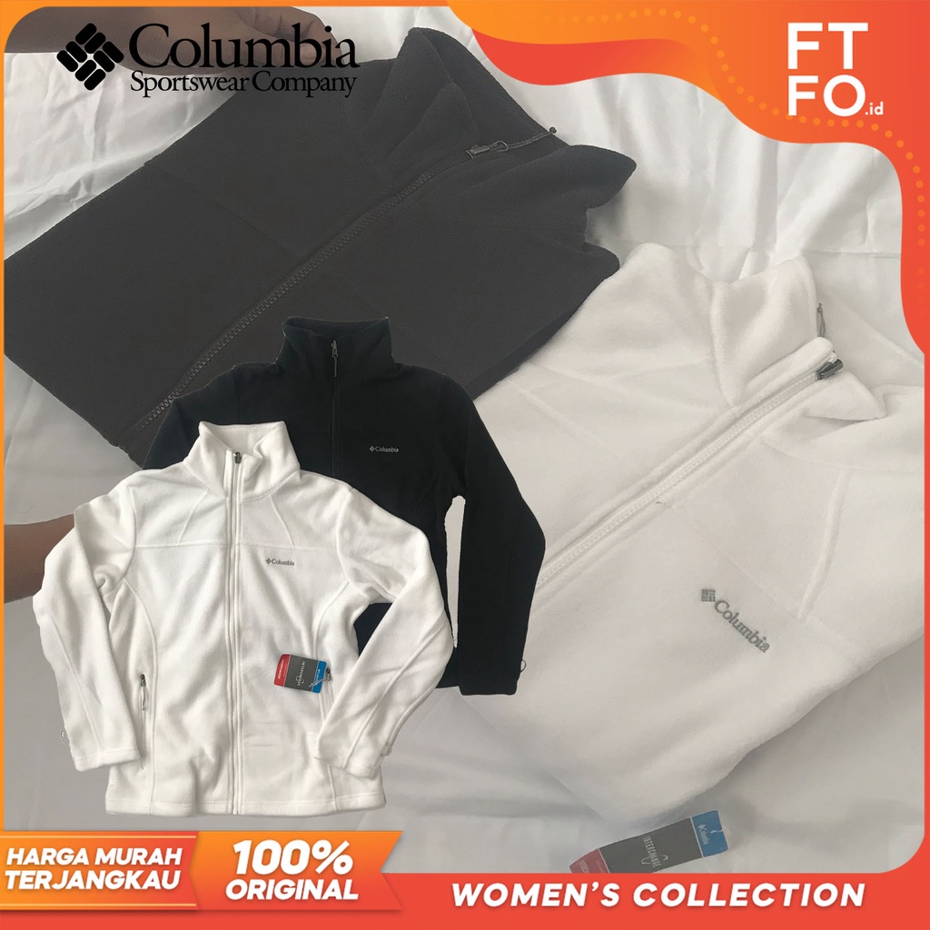 JAKET OUTER WANITA OLAHRAGA GUNUNG HIKING FLEECE BIG SIZE ORI BRANDED COLUMBIA