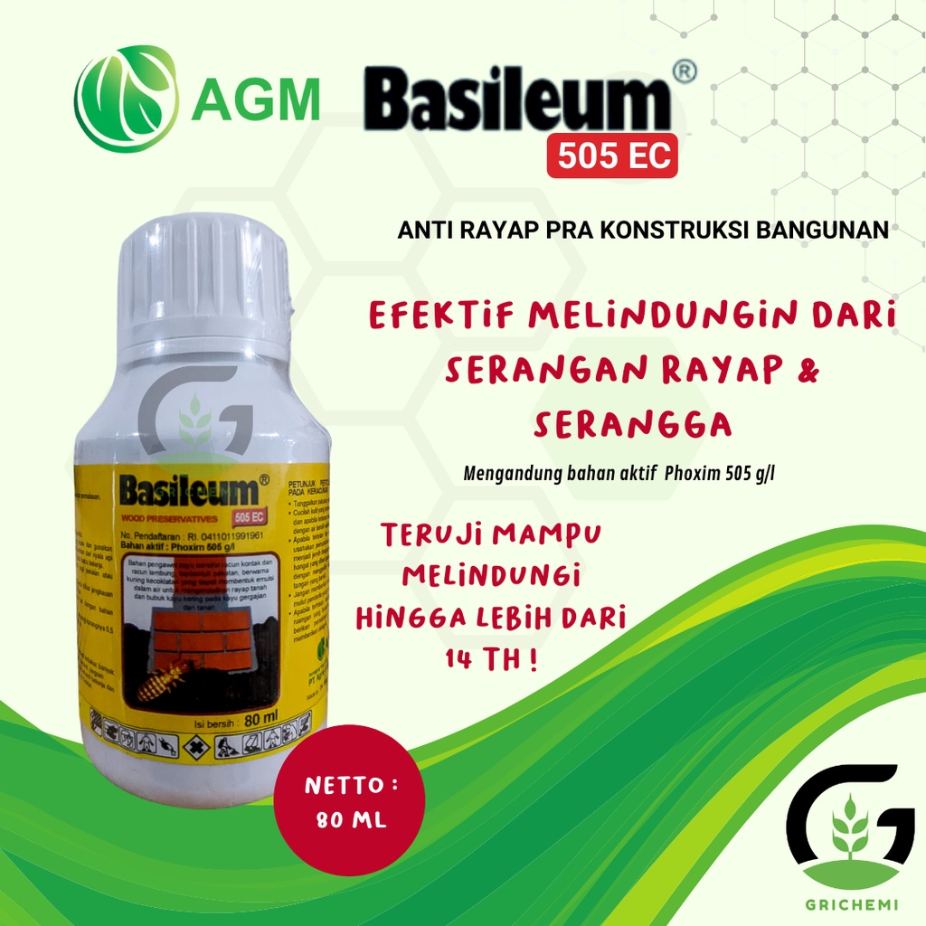 ANTI RAYAP BASILEUM 505 EC 80 ML