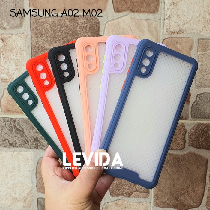 CASE SAMSUNG A02 CASE JARING CASE AERO MACARON SOFT CASE SAMSUNG M02 A02 BISA COD