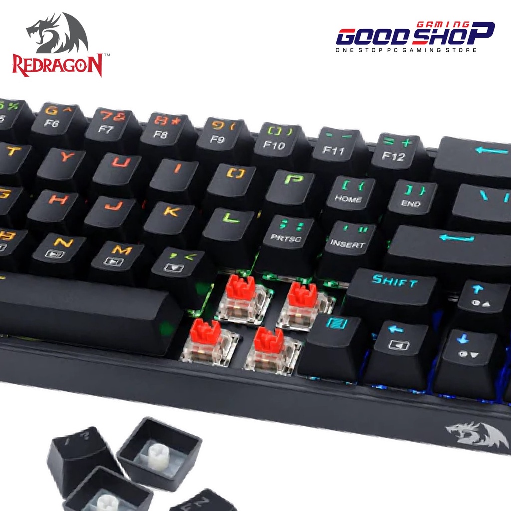 Redragon CASTOR K631 Universal RGB 68 Keys Mech - Gaming Keyboard