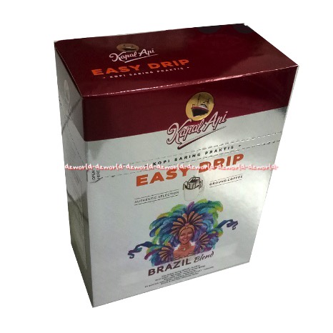 Kapal Api Easy Drip Brazil Blend 5sachet Blend Kopi Bazill Brazillia Bubuk Kapalapi Dengan Saringan Kopi Saring Coffee Drip BrazilBlend