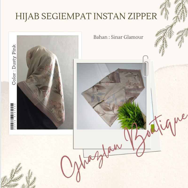 [PREMIUM SINAR GLAMOR] Kerudung segi empat motif / jilbab segi empat motif / hijab paris premium / h