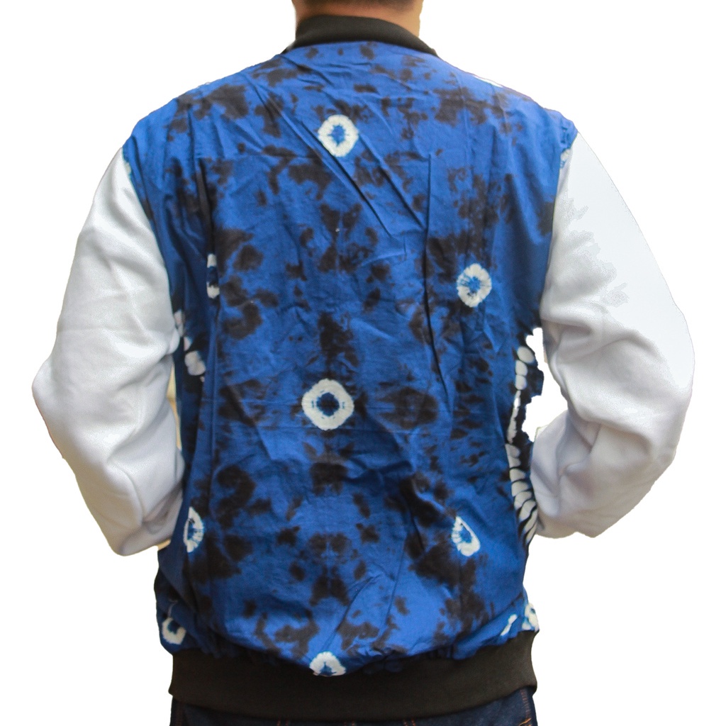 Jaket Batik Urban of Indonesia Blue Tie Dye Celup