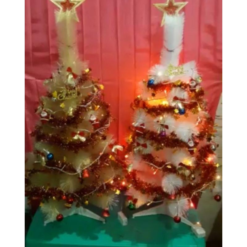 Bisa Cod: Ready Pohon natal 3feet (realnya 95cm)