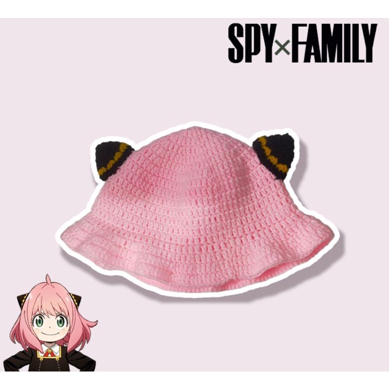 ANYA FORGER BUCKET HAT/TOPI RAJUT ANYA FORGER