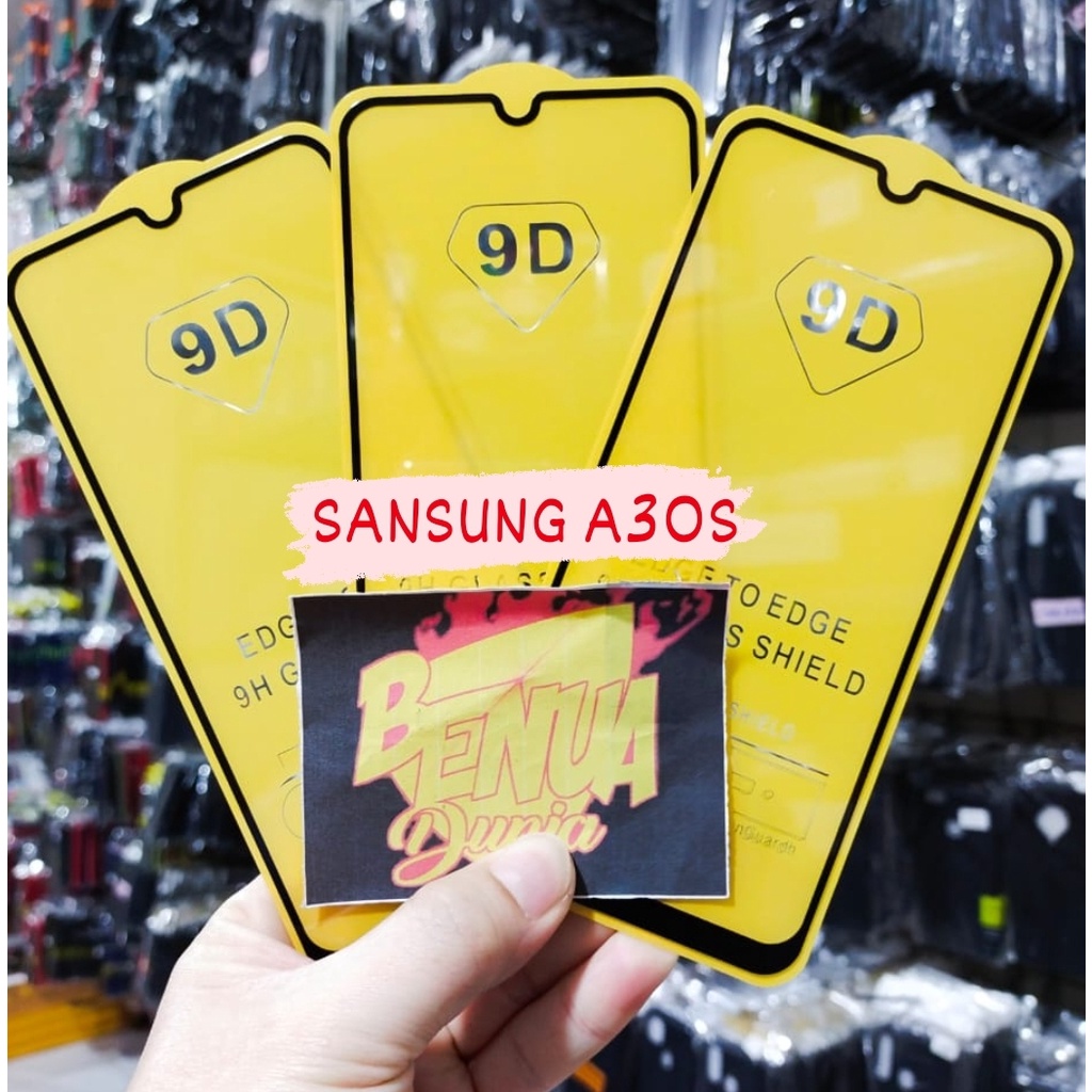 ANTI GORES KACA SAMSUNG A30S - TEMPERED GLASS FULL LEM 9D TEMPER GLASS A30S - BD