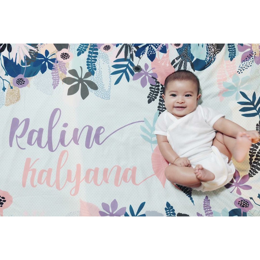 Maison Elmesa Baby Blanket Selimut Bayi Selimut Nama Gardenia Series