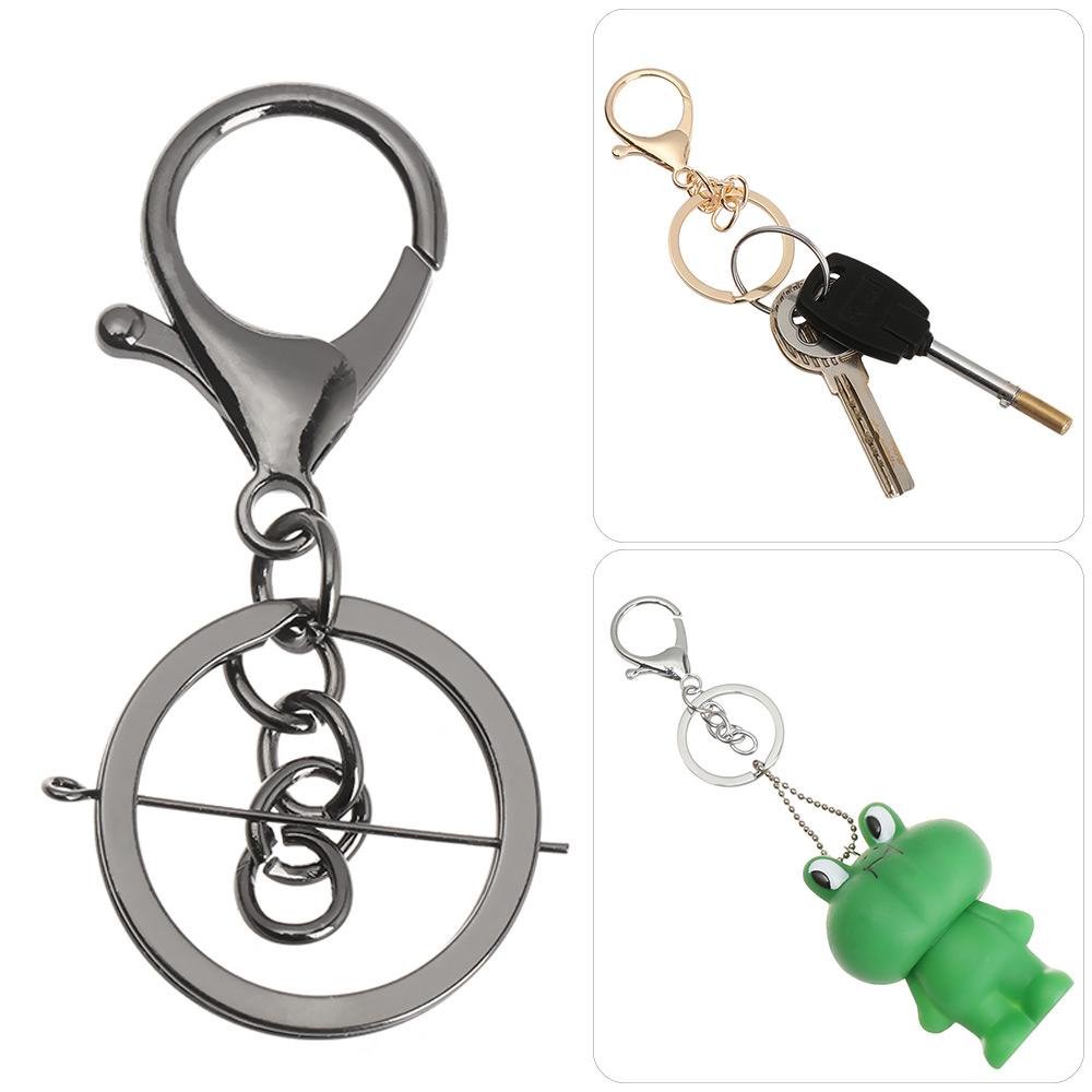 R-flower 5pcs Split Key Ring 30mm Tempat Aksesoris Key Hook