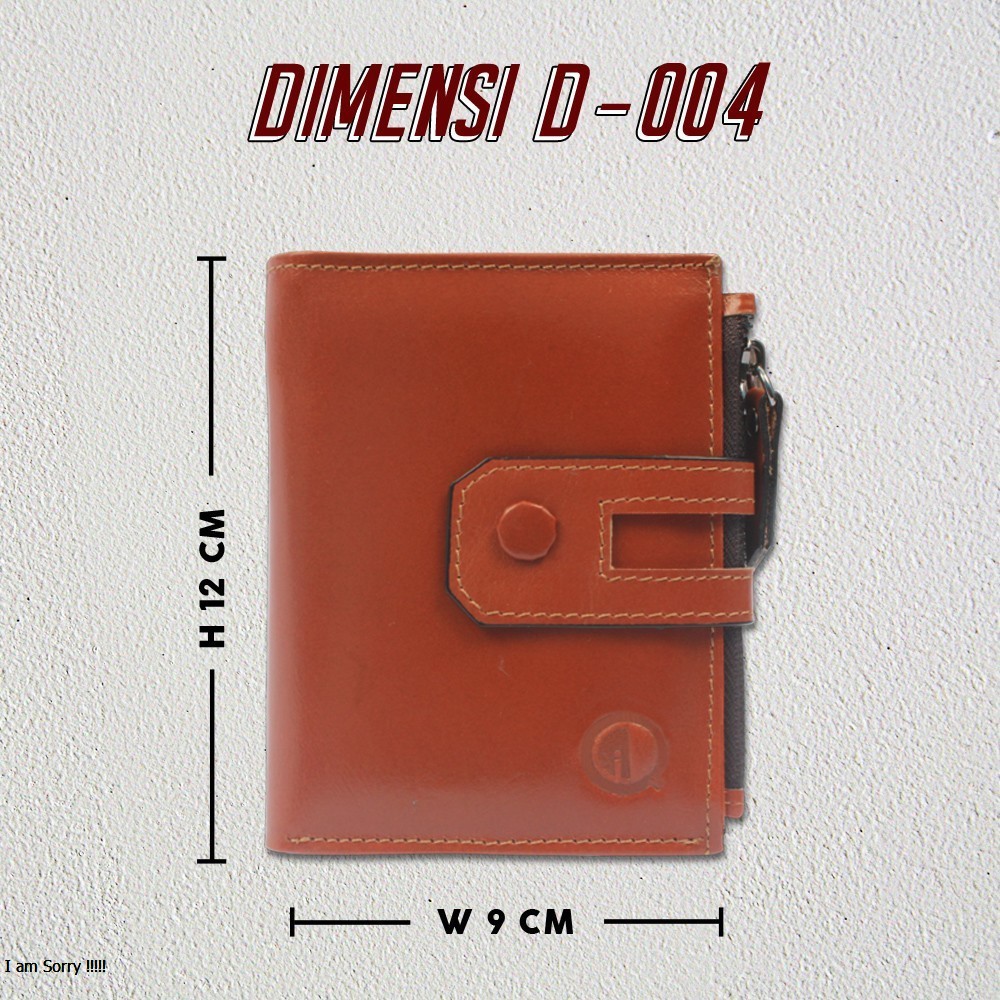 DOMPET KULIT LIPAT FUNGSIONAL 13 SLOT KARTU DESAIN MEWAH JAHITAN RAPI KANCING EKSKLUSIF BAHAN KULIT SAPI KUALITAS PREMIUM PRODUK QI LEATHER ORIGINAL