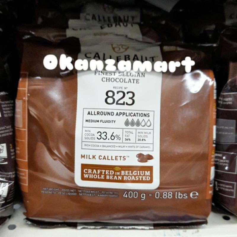 

Callebaut Milk Callet No 823/33.6% 400gr