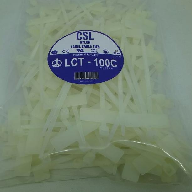 

☊ Kabel Ties Label 10 cm Putih ✭