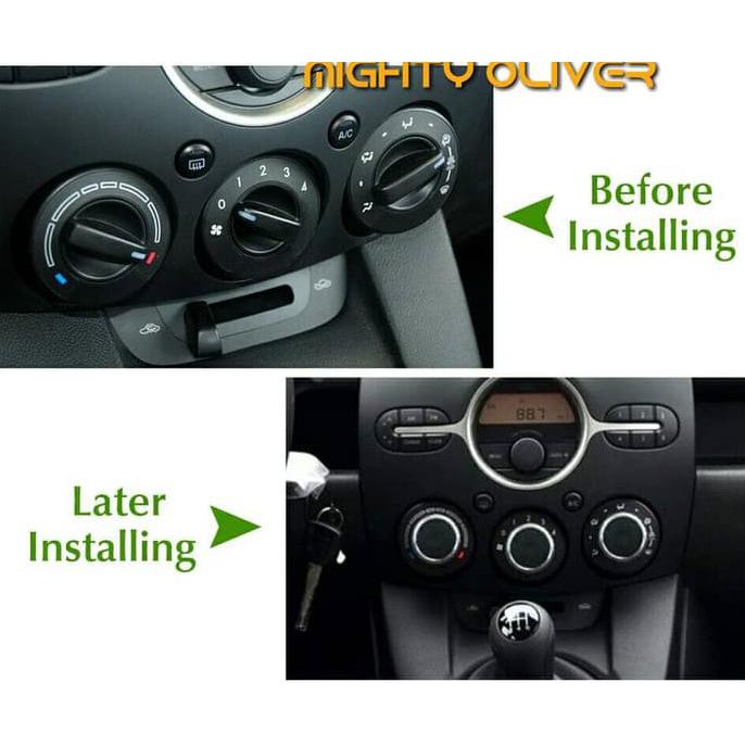 knob ac mazda 2 / knop ac mazda 2 / puteran ac mazda 2 / mazda2