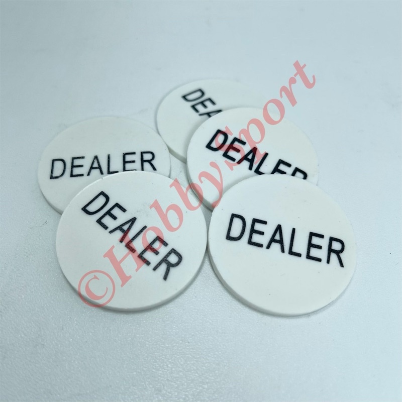 Koin Dealer Poker Eceran (1 pc) Chips Impor Blackjack Texas Holdem PVC