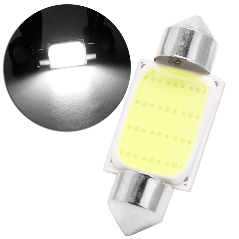 Cre Bohlam LED COB PLASMA 36mm CAN BUS C5W SMD Warna Putih Untuk Interior Mobil