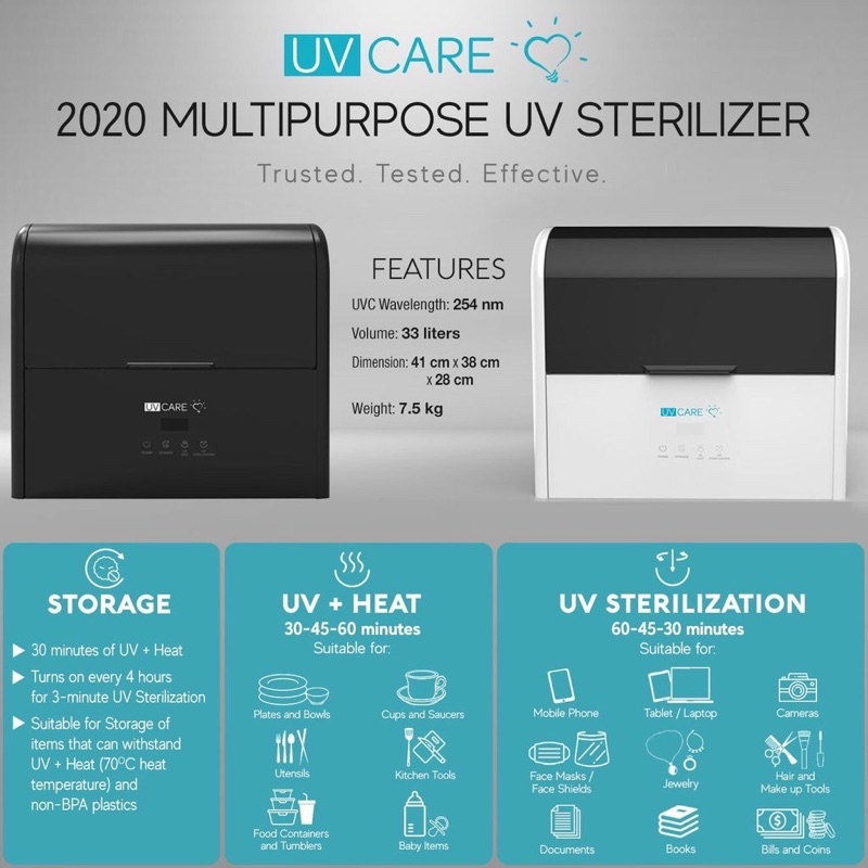 UVCARE Multipurpose Sterilizer