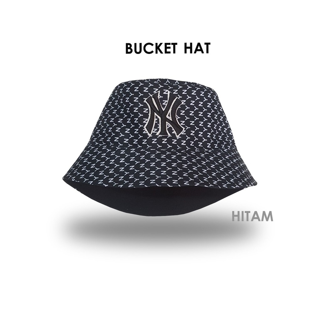 Topi Bucket  Dewasa Bordir  NY American Drill