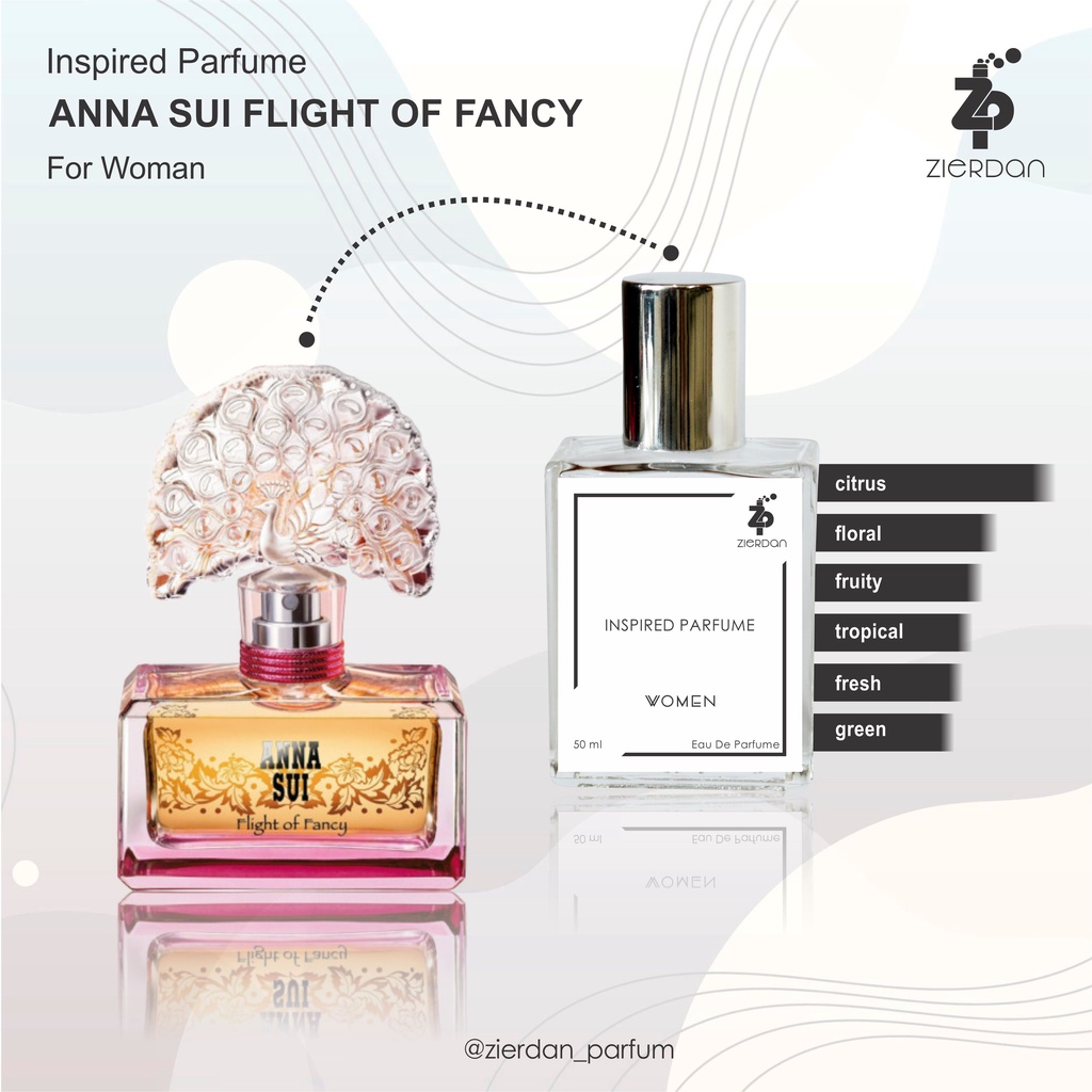 Zierdan Inspired Parfum Anna Sui Flight Of Fancy Parfume Farfum Minyak Wangi Tahan Lama Wanita Cewek