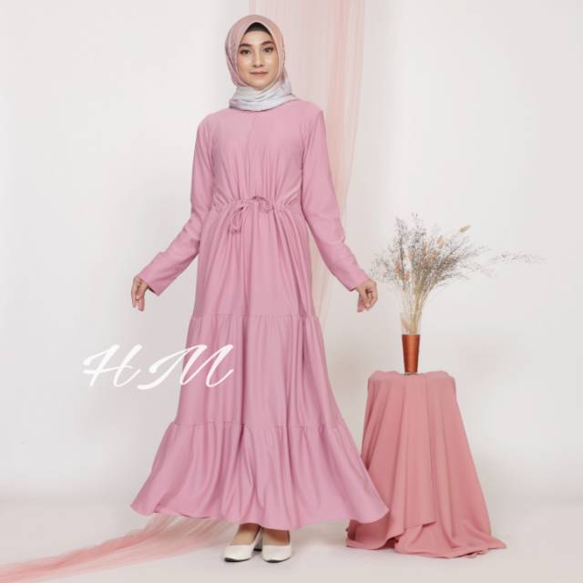 GAMIS POLOS CANDA SUSUN MOSCREPE PREMIUM