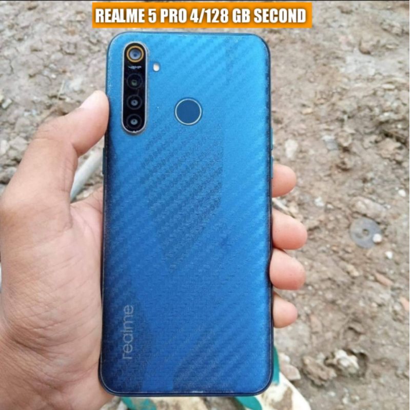 Jual REALME 5 PRO 4/128 GB RAM 4 INTERNAL 128 GB SECOND BEKAS FULLSET