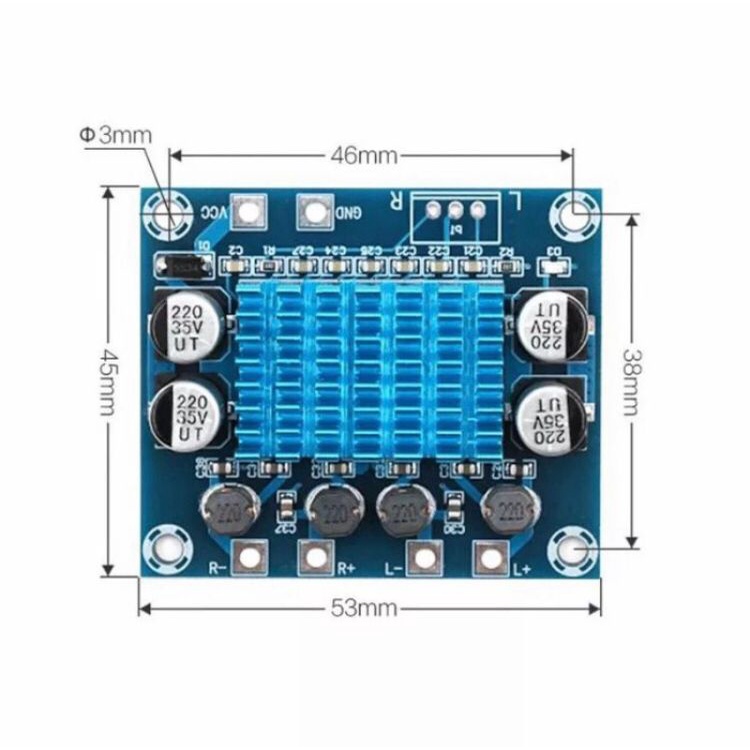 modul power amplifier tpa 3110 2x30watt