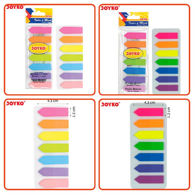 

Index & mark joyko IM-31 / lm-33 / penanda buku / sticky notes pembatas buku
