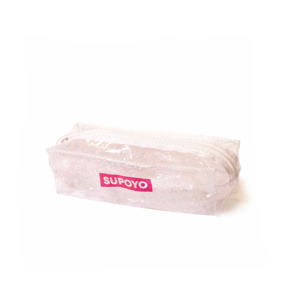 

SUPOYO POUCH ALAT TULIS OLEH OLEH JOGJA - Pouch Alat Tulis Clear Transparan Jogja