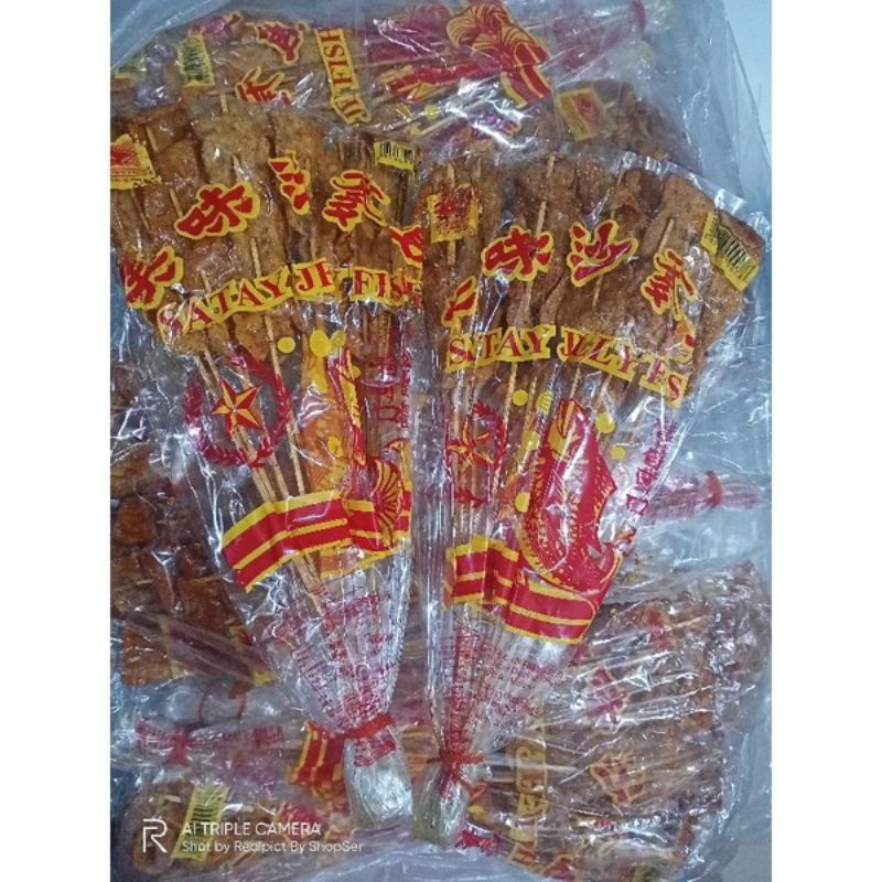 

sate tusuk jelly fish harga 1 pack / isi 10 bungkus