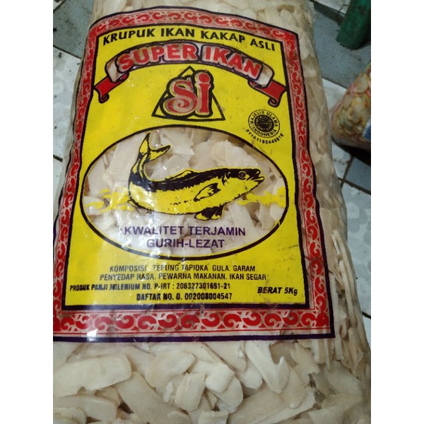 

kerupuk super ikan SI 500 grm