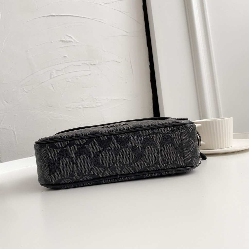 TAS SELEMPANG PRIA MEN ch GRAHAM CROSSBODY In SIGNATURE BLACK SIGNATURE 50715