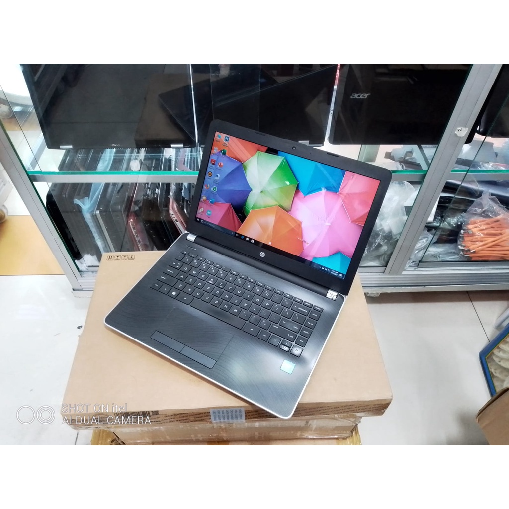 LAPTOP LEPTOP HP RAM 4GB HDD 500GB 14 INC GENERASI BARU WINDOWS10  SIAP PAKAI