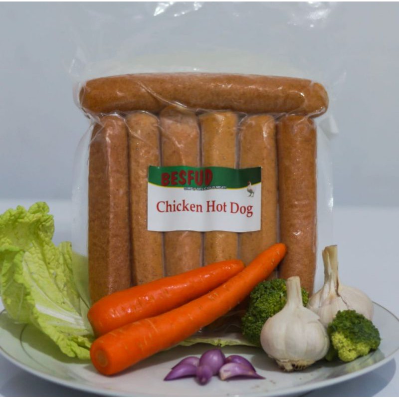 

CHICKEN HOTDOG PREMIUM 1000GR KHAS/ASLI BALI, SOSIS AYAM ASAP