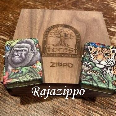 BISA COD Zippo Limited Edition Original USA 49347 25ThAnniv Mysteries of Forest GRATIS