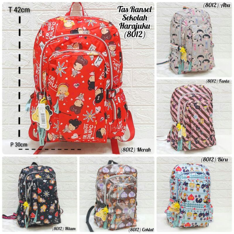 Tas Ransel Sekolah Tas Anak Sekolah Tas Ransel Anak Remaja Tas Motif Tas Import