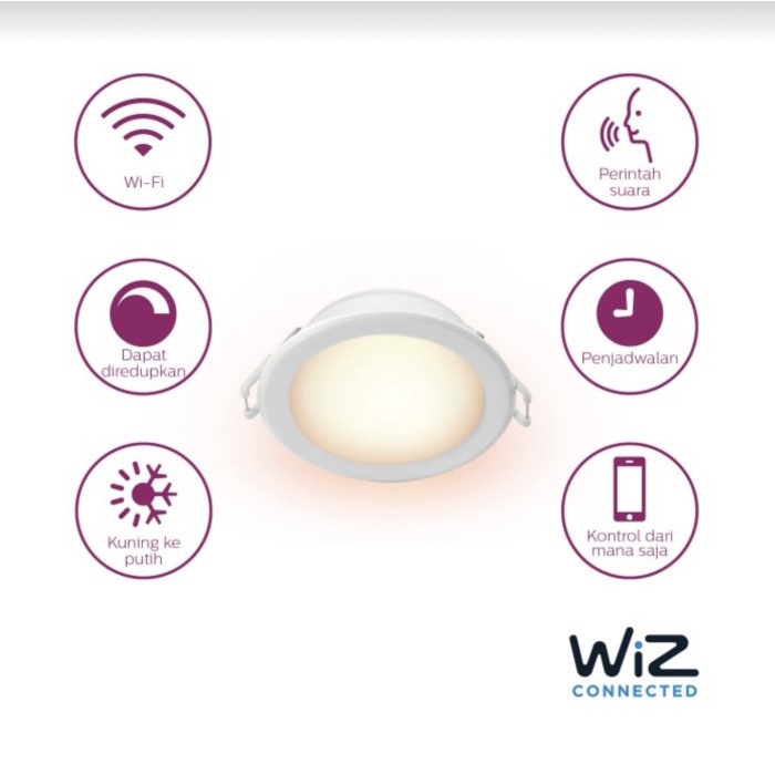 PHILIPS Smart WIFI LED Downlight 17W 17 W 17 Watt Tunable White Putih