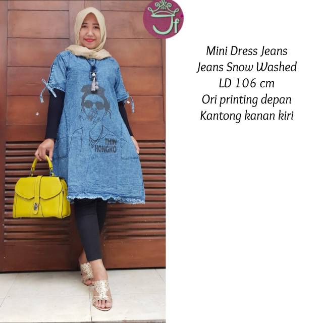 Tunik jeans sabrina SNOW //JF684