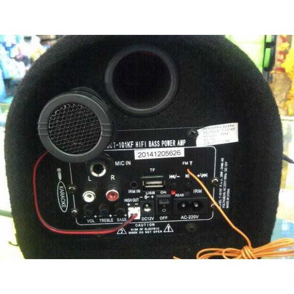 Best Seller Terlaris! - Speaker Aktif Tabung Mobil/Rumah Advance T101 Kf Perawatan Kendaraan