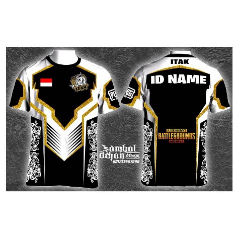 Jersey kaos baju gaming free fire,pubg,ml