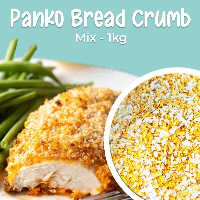 

Ds501D0 Panko Bread Crumb 1Kg Mix White Tepung Pangko Kasar - White Gr0B1