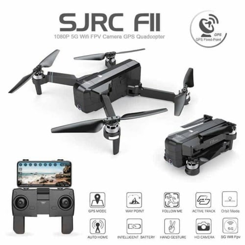 Drone SJRC F11 RC Quadcopter Double GPS wifi 5G 1080P