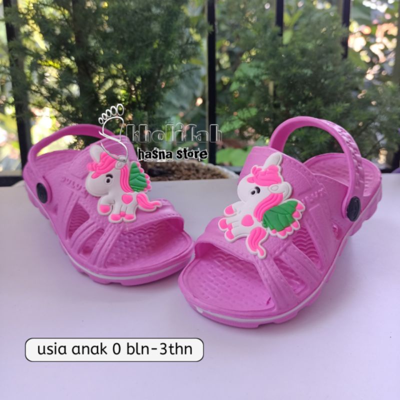 SANDAL ANAK PEREMPUAN 0-3THN KUDA PONI DULUX 271e-2 (1b)