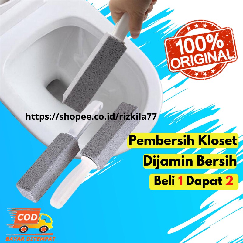 Penghilang Kerak Kamar Mandi Pembersih WC Toilet Ring X Pumice Menghilangkan Kerak Membandel