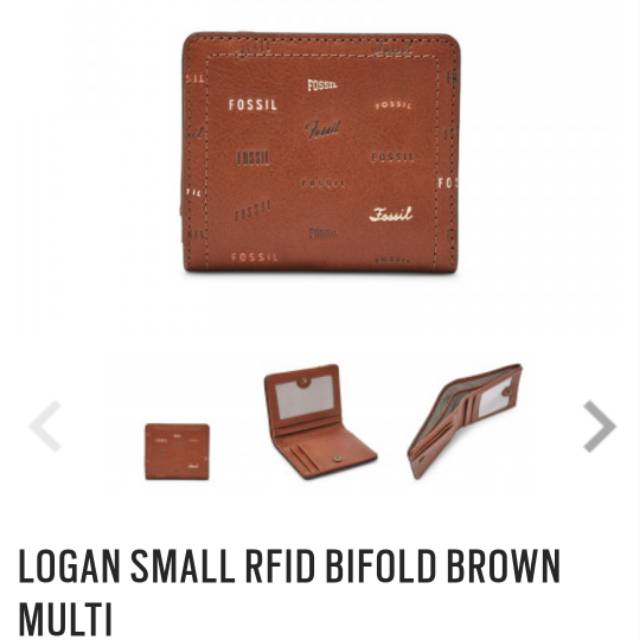 Logan Small Bifold Brown Multi