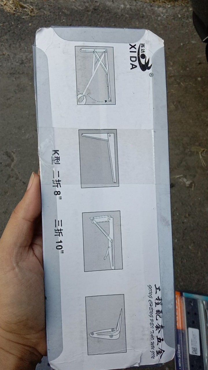 [best Quality] Bracket Engsel Folding Stainless Steel Max Load 65kg