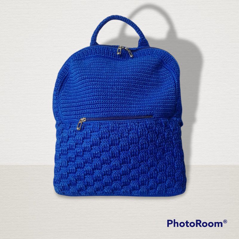 Tas ransel rajut kualitas super / Tas Sekolah / Tas Kuliah cewe / Tas ransel