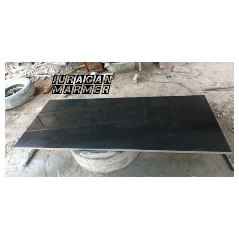 Lembaran Batu Granit Hitam 60x160