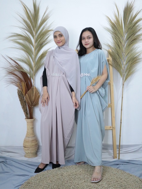 Pevita Kaftan | Kaftan Mewah Premium | Kaftan Santai tangan pendek bisa kondangan | Kaftan Diamond