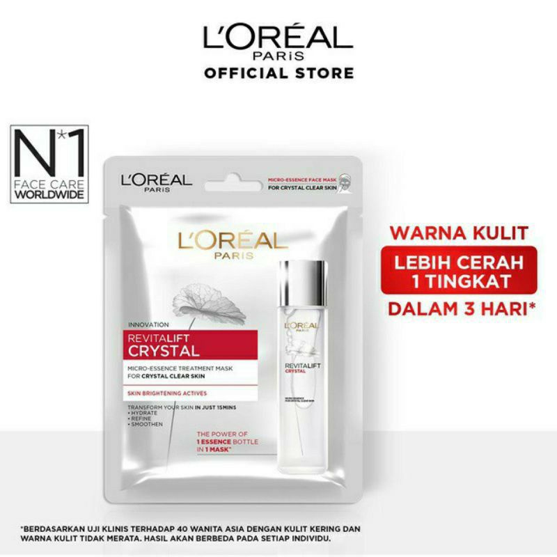 Loreal Paris Revitalift Crystal Masker Wajah 25g