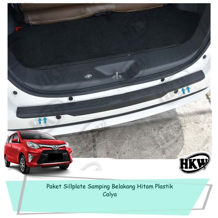Paket Sillplate Samping Belakang Mobil Calya