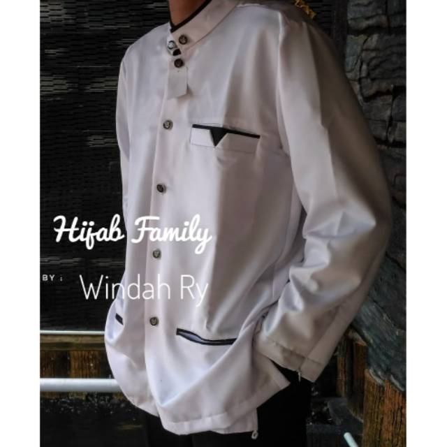 Jasko putih hitam jasko murah jasko butik jasko berkualitas jasko bahan tebal jas koko jas ko cowok